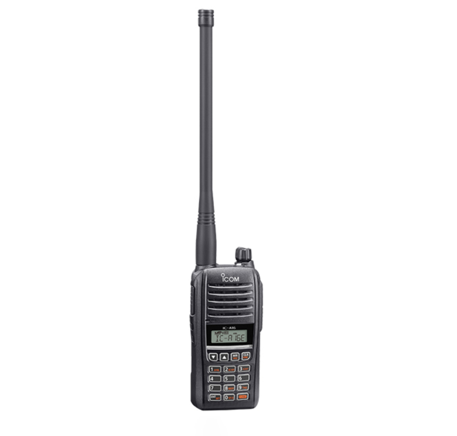 Icom IC-A16E VHF Handheld Airband Radio Transceiver Ground/Air  - Non Bluetooth model  IN STOCK image 0